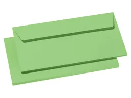 Clairefontaine 20 Clairefontaine Briefumschläge "Pollen" DL, Haftklebung, o. Fenster, 120 g/m² grün – Produktbild 1 von 1