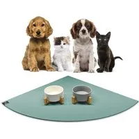 SANOZOO SANOZOO ® - Napfunterlage Eckrund - Öko-Tex und Made in Germany petrol 80 cm, 80 cm – Produktbild 1 von 1