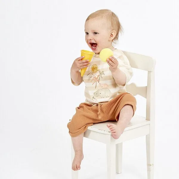 Sense Organics Sense Organics Baby Shorts, Modell CHARLIE, Karamellbraun, – Produktbild 2 von 4