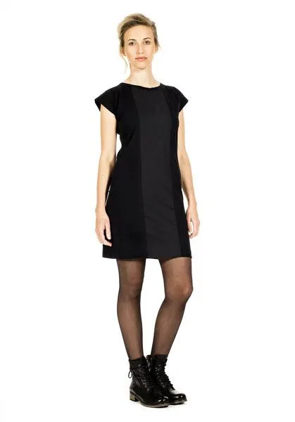 FORMAT FORMAT PLUM dress, Schwarz, – Produktbild 3 von 4