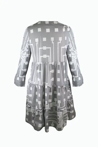 Sophia Schneider-Esleben Sophia Schneider-Esleben Emma - Damenkleid aus Bio-Baumwolle, Chip grau, – Produktbild 3 von 4