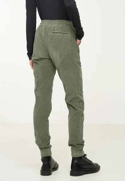 recolution Damen Cord Jogg Chino aus Bio-Baumwolle - CHAITURUS - recolution, Khaki (grün), – Produktbild 4 von 4