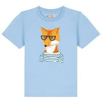 watabout kids watabout.kids T-Shirt Kinder Fuchs, Blue soul, – Produktbild 1 von 1