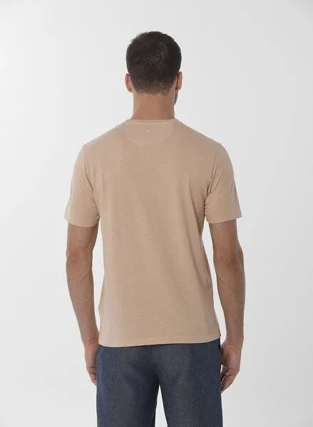 ORGANICATION ORGANICATION Natural Garment Dyed T-Shirt aus Bio-Baumwolle, Natural, – Produktbild 4 von 4