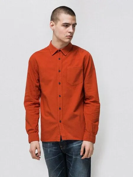 Nudie Jeans Nudie Jeans Henry Batiste Garment Dye, Terra, – Produktbild 4 von 4