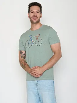 GreenBomb GREENBOMB Bike Jacques Spice - Sportliches T-Shirt aus Bio-Baumwolle / hochwertiger Print / GOTS / Fair & Vegan – Produktbild 1 von 1