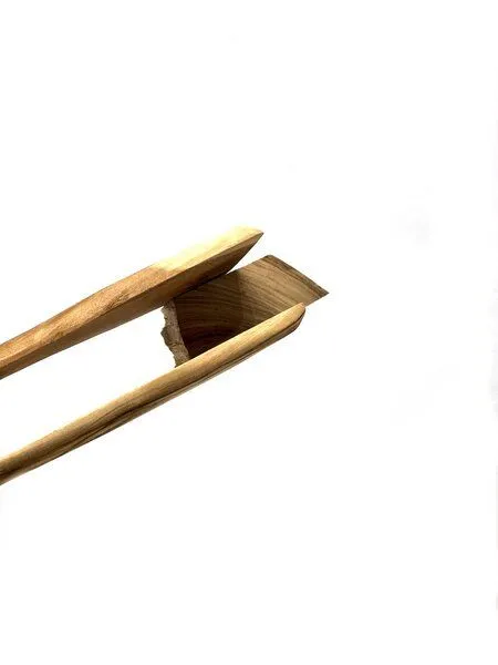 Olivenholz erleben Olivenholz erleben Grillzange aus Olivenholz, 36 cm lang – Produktbild 7 von 7