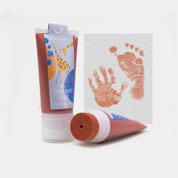 KINDACUTE KINDACUTE Bio Stempelspaß für Babys & Kids, Caramel, – Produktbild 1 von 4