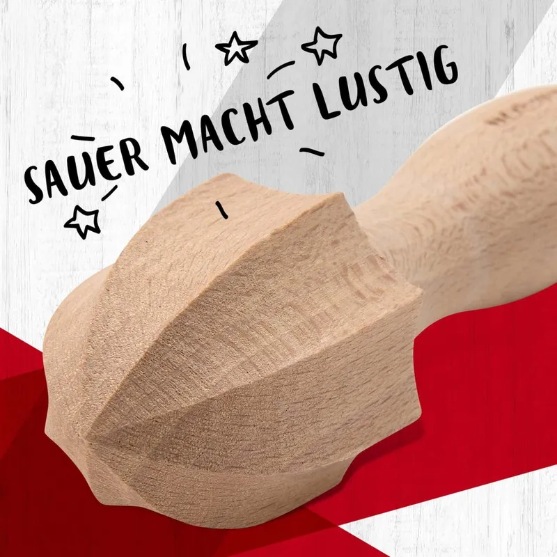 Fackelmann Fackelmann Zitronenpresse, 15cm, FSC™-zertifizierte Buche – Produktbild 2 von 2