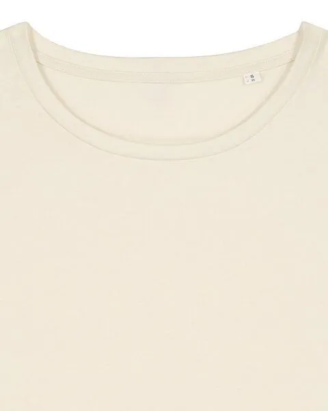 YTWOO YTWOO Damen-Scoop-Neck-T-Shirt aus Bio-Baumwolle, Natural, – Produktbild 4 von 4
