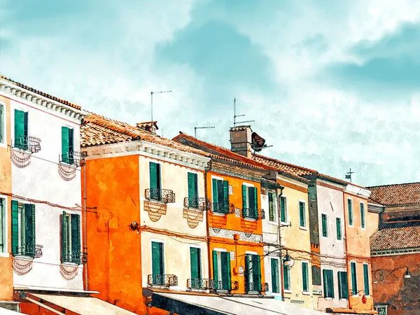 Photocircle Photocircle Poster / Leinwandbild - Burano Island – Produktbild 2 von 4