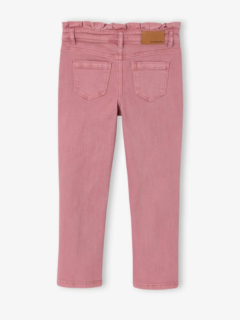Vertbaudet Vertbaudet Paperbag-Hose Hüftweite COMFORT Mädchen, Malve, – Produktbild 2 von 3