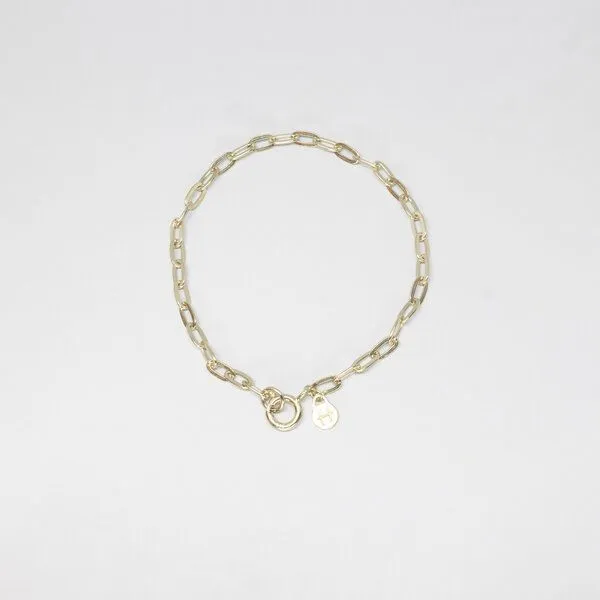 fejn jewelry fejn jewelry Armband 'link chain', Gold, – Produktbild 1 von 2