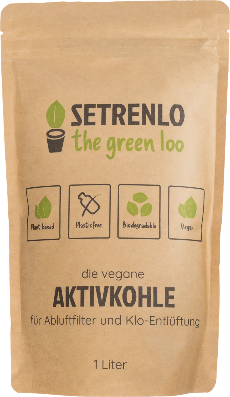 Setrenlo Setrenlo Vegane Aktivkohle für Abluftfilter und Klo-Entlüftung – Produktbild 1 von 2