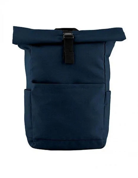 BagBase BagBase Rolltop Kurierrucksack Wasserabweisend gepolsterte, verstellbare Schultergurte, Navy, – Produktbild 1 von 2
