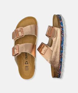 Nuoceans Nuoceans Damen vegan Sandalen Rosy Roségold – Produktbild 1 von 1