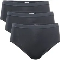 Living Crafts LIVING CRAFTS - Damen Slip, 3er-Pack - Schwarz (95% Bio-Baumwolle; 5% Elasthan), Nachhaltige Mode, Bio Bekleidung – Produktbild 1 von 1