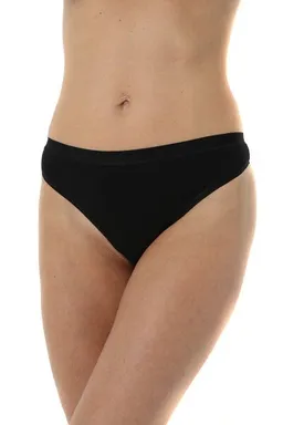 Bruno Barella Bruno Barella Damen Strings aus Micromodal in Schwarz – Produktbild 1 von 1