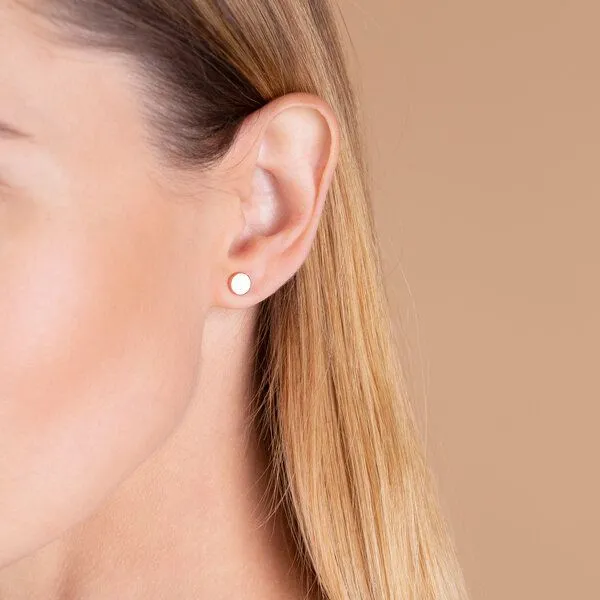 ALEXASCHA ALEXASCHA Kleine Ohrstecker, Gold, – Produktbild 7 von 8