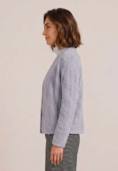 LANA Organic LANA Organic strickjacke, Modell Mitika, Blue fog, – Produktbild 4 von 4