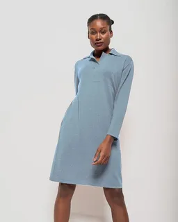 Alma & Lovis Alma & Lovis Softes Kleid im Polo-Style aus Bio-Baumwoll-/Woll-Mix | Cotwoll Polokleid – Produktbild 1 von 1