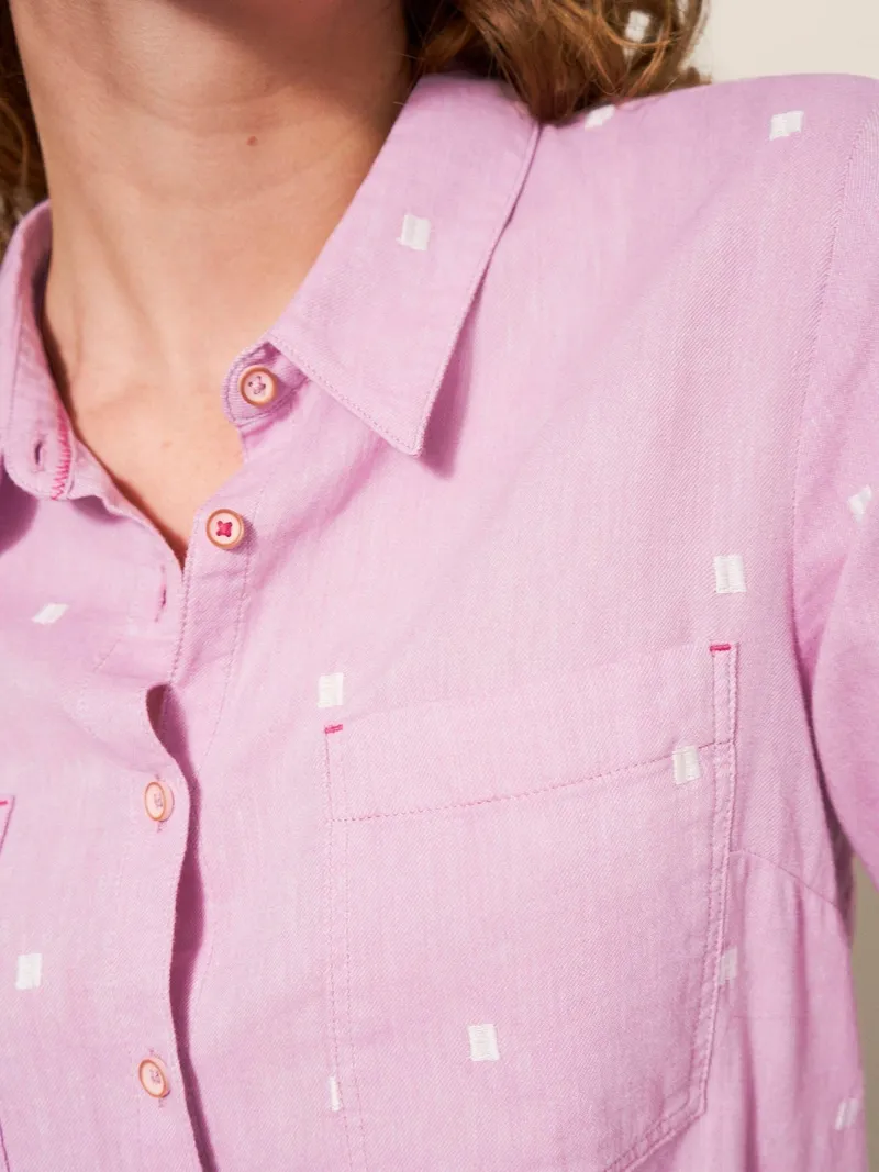 White Stuff Bluse Sophie aus Bio-Baumwolle - 38, Rosa multi, – Produktbild 2 von 4