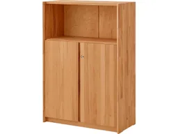TPT Regalschrank "buxing 3.0." mit 2 kurzen Türen, B 80 x T 36 x H 114 cm, Kernbuche – Produktbild 1 von 1