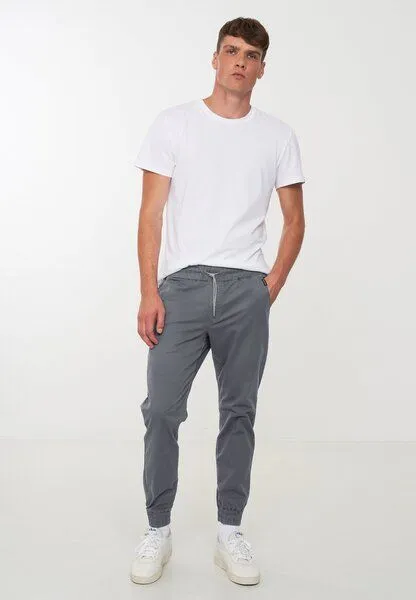 recolution Herren Jogg Chino aus Bio-Baumwoll Mix - MUSA - recolution, Dark grey (grau), – Produktbild 3 von 4