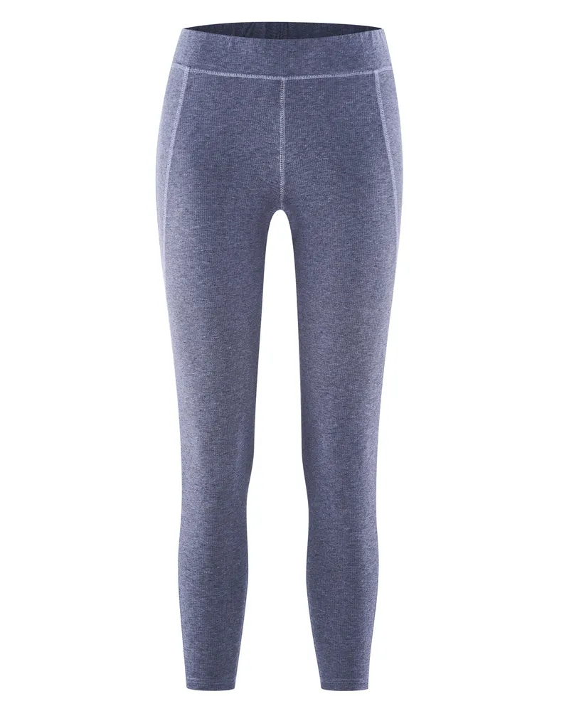 HempAge Hempage Damen vegan Yoga Leggings Melange Lavendel, Violett, – Produktbild 1 von 2
