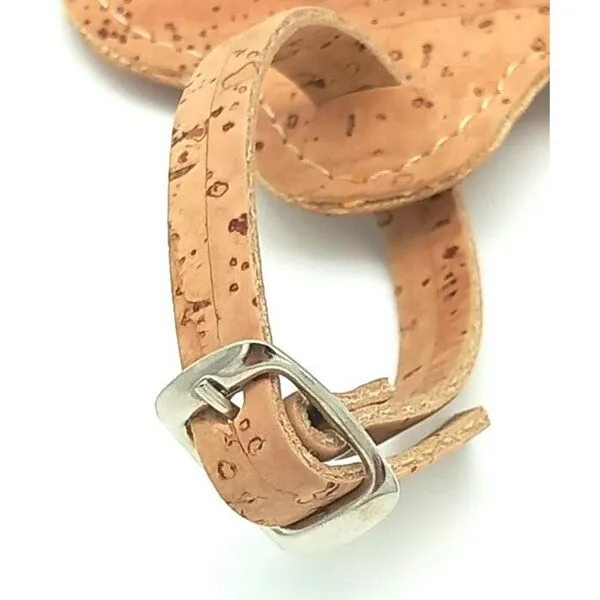 Kork-Deko Kork-Deko Kofferanhänger aus Korkstoff (Beige) mit Schnalle – Produktbild 2 von 8