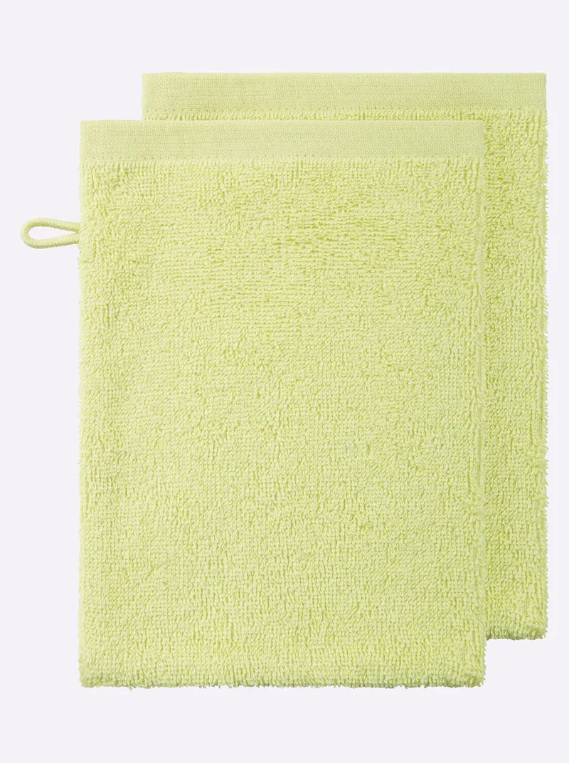 wäschepur Handtuch pistazie, Pistazie, – Produktbild 2 von 3