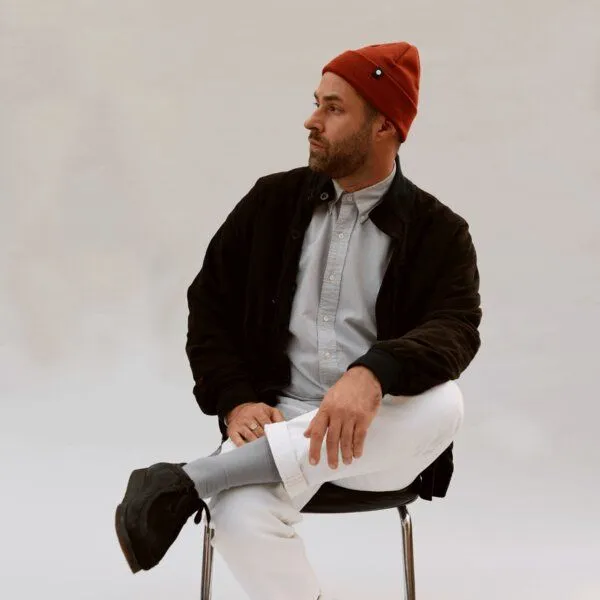 wysf. | what you stand for. wysf. | what you stand for. kurze Mütze, Bio-Merinowolle, Made in Deutschland, Unisex, Feinstrick, Rot (rost), – Produktbild 1 von 4