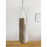 Snekkerbuks Snekkerbuks Handgearbeiteter Boxsack aus Leder, Taupe, – Produktbild 1 von 1