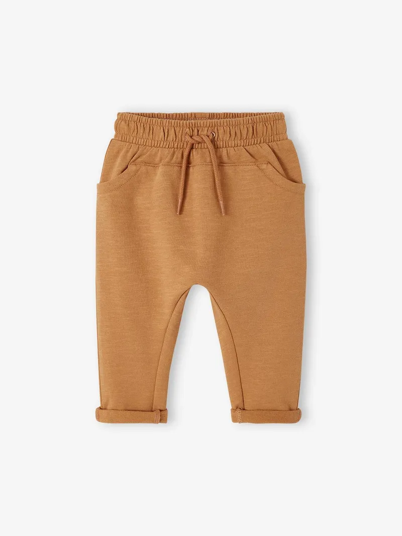 Vertbaudet Sweathose für Jungen Baby BASIC, Karamell, – Produktbild 1 von 4