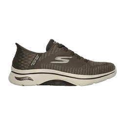 Skechers Skechers Go Walk Arch Fit Slipper Schuhe grau Slip Ins 216601 für Herren, grau, Größe 43 EU – Produktbild 1 von 1