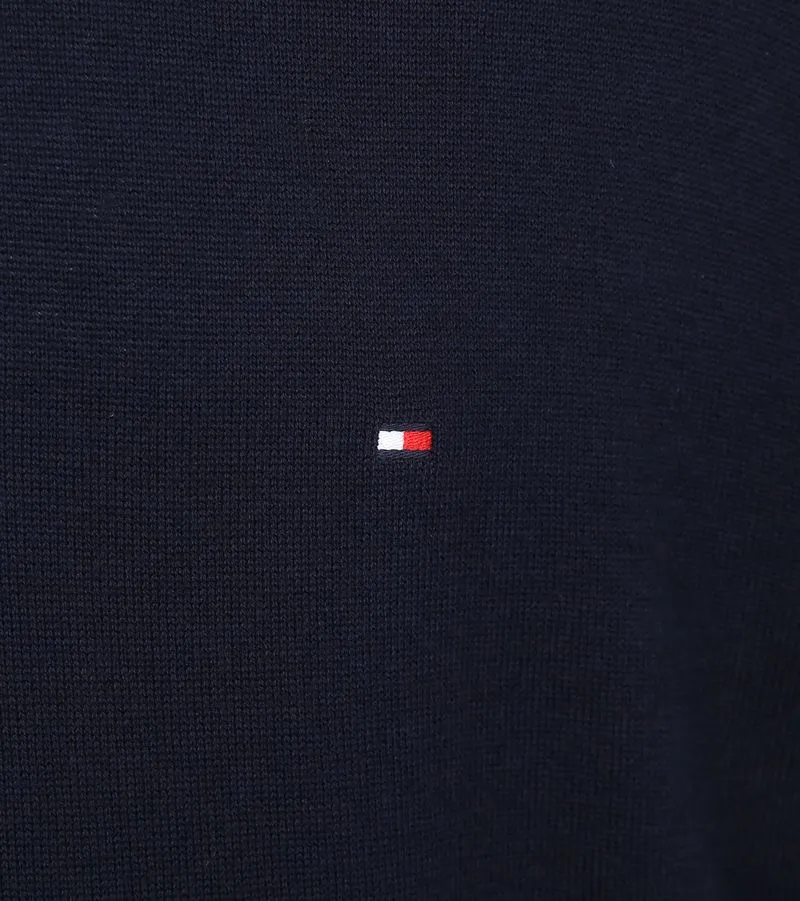 Tommy Hilfiger Tommy Hilfiger Big & Tall Half Zip Pullover Navy - Größe XXL, Dunkelblau, – Produktbild 3 von 4