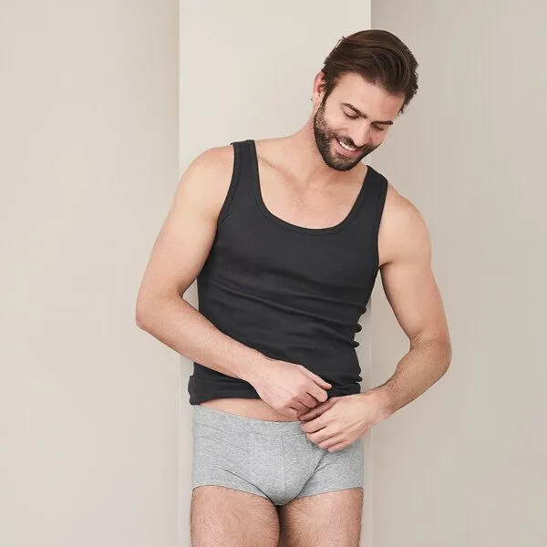 Living Crafts Living Crafts Herren Pants, 2er-Pack - FARELL, Grey melange, – Produktbild 1 von 2