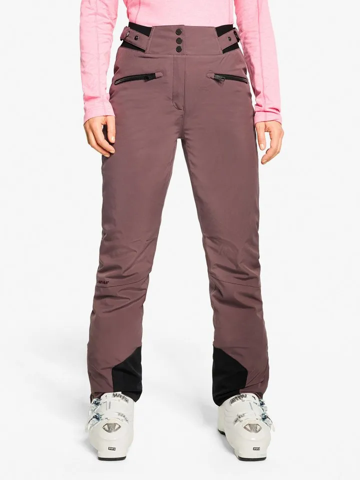 Ziener Ziener Skihose TILLA-Z AQUASHIELD® DAMEN Slim Fit, wasser- u. winddicht, atmungsaktiv, warm durch PrimaLoft®, Lila, – Produktbild 2 von 4