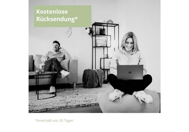 furnling Wäscheschrank Kovena 1 Kleiderstange, 2 Türen, 2 Schubladen, Breite 80 cm, Weiß, – Produktbild 1 von 5