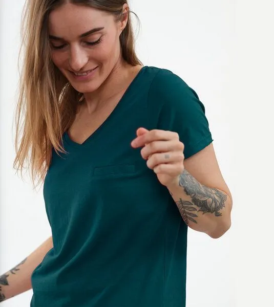 Gary Mash GARY MASH Shirt Kendall aus LENZING ECOVERO Mix, Grün, – Produktbild 2 von 4