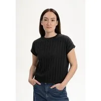 MELA Strukturiertes Strick T-Shirt Style BHARI | von MELA | Fairtrade & GOTS zertifiziert – Produktbild 1 von 1