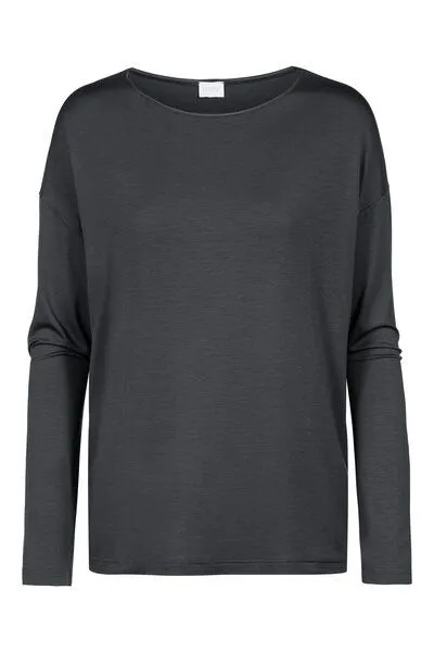 mey Mey Damen T-Shirt rundhals "Pure Chic" aus FSC-Modal, Thunder grey, – Produktbild 4 von 7