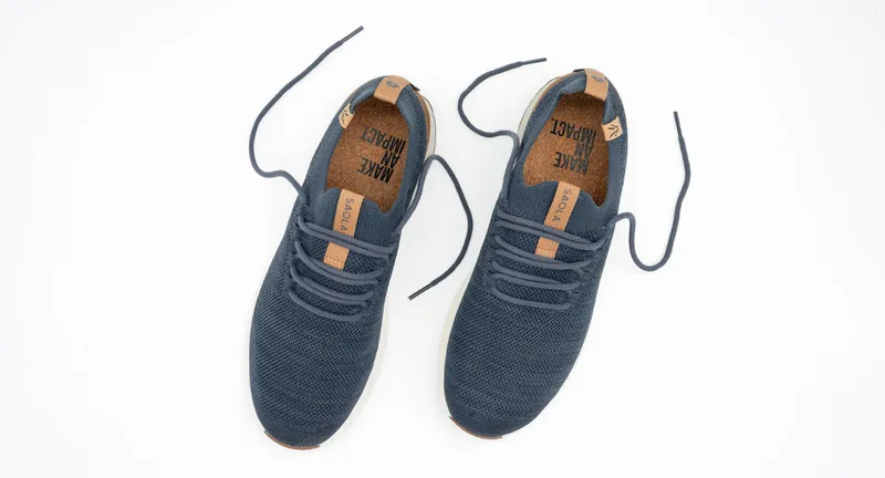 SAOLA SAOLA Herren vegan Sneaker Herren Tsavo 2.0 Wasserdicht Navy, Extra dunkelblau, – Produktbild 2 von 2
