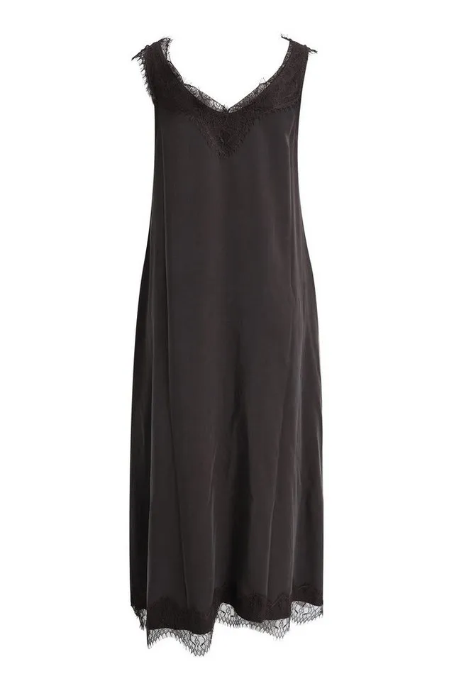 Smith & Soul Sommerkleid mit V-Ausschnitt, Braun, – Produktbild 1 von 4