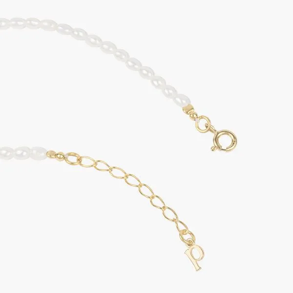 Paeoni Colors Paeoni Colors Smiley-Perlenarmband aus Süßwasserperlen und 18k Gold Vermeil, 925 Sterling Silber – Produktbild 4 von 4