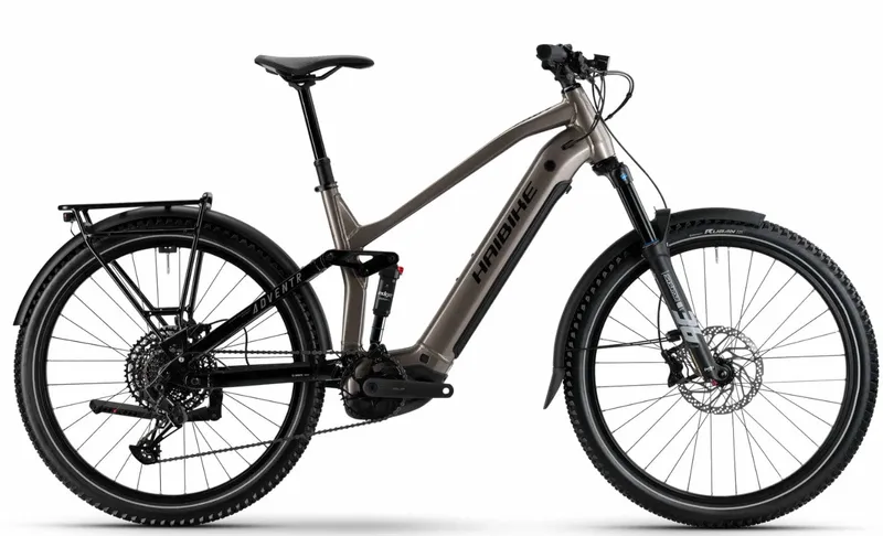 Haibike Haibike ADVENTR 10 - 27.5 Zoll 800Wh 12K Fully - Met Sand Black, Schwarz, – Produktbild 1 von 1