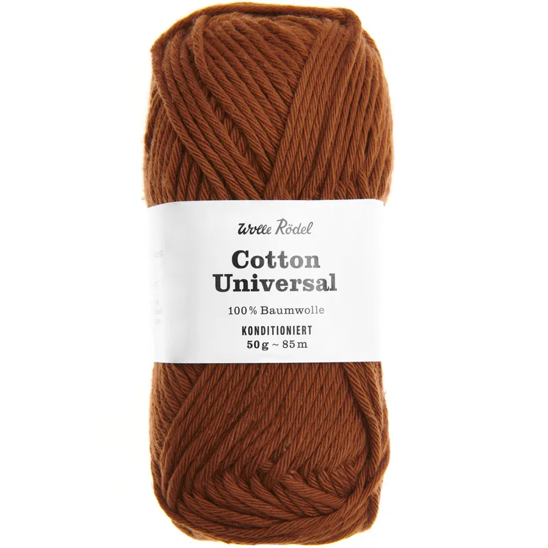 Wolle Rödel Wolle Rödel Cotton Universal Kastanie, Kastanie, – Produktbild 1 von 1