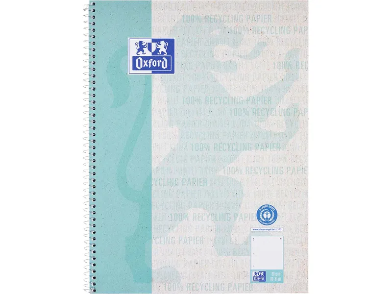 OXFORD OXFORD Recycling Collegeblock A4+, 80 Blatt, punktkariert, 90 g/m² – Produktbild 1 von 1