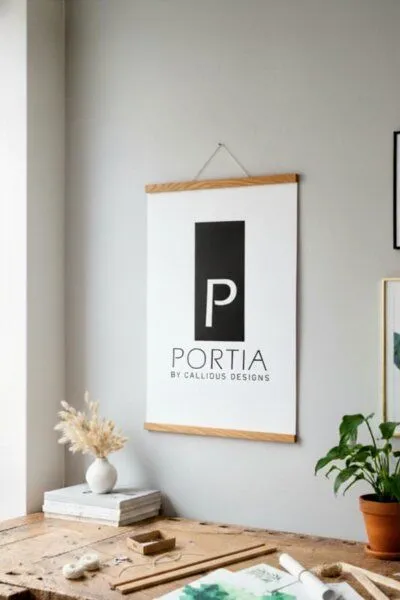 Portia by Callidus Designs Portia by Callidus Designs Posterleiste magnetisch aus FSC®-zertifizierter Eiche in DIN A1, A2, A3, A4, A5 – Produktbild 4 von 4