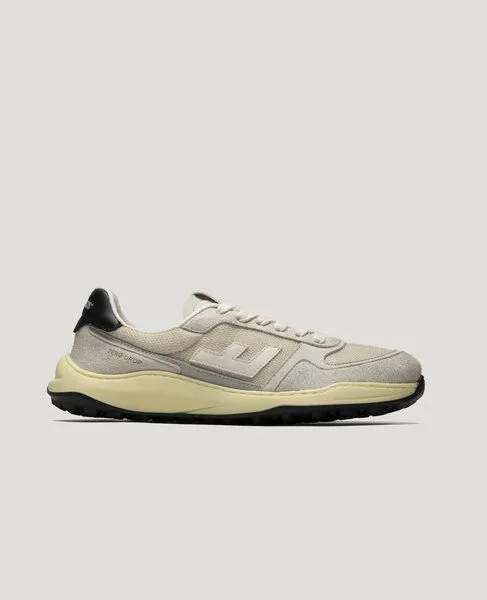 Flamingos Life Flamingos' Life ZERO Drop Barfußschuh - Sand olive/Taupe Vanilla/Ivory black, Schwarz, – Produktbild 1 von 4